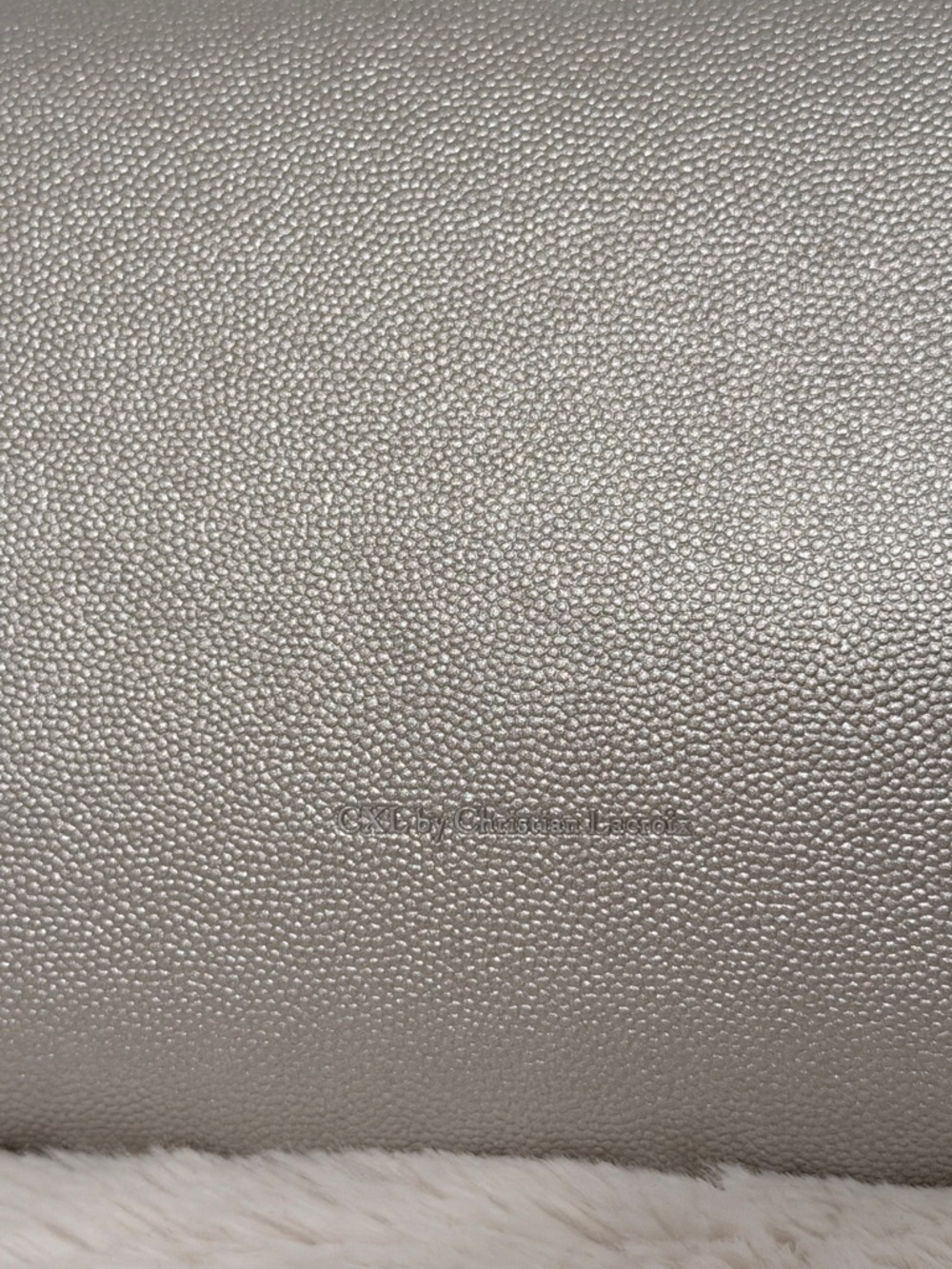 CXL by Christian Lacroix Silver Metallic Envelope Clutch w/ Detachable Chain NWT - Picture 3 of 12